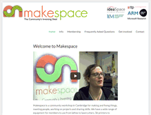 Tablet Screenshot of makespace.org